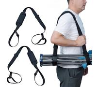 Tracolla per Sedia Pieghevole, 2 Pezzi Cinghia Trasporto Monopattino, Cinghia Tracolla Regolabile, Tracolle Universale, per Scooter, Biciclette, Tappetino Yoga, Sedia da Spiaggia