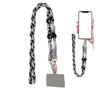 Tracolla per telefono antifurto | Cavo di sicurezza in tessuto da 65 cm | Cinturino per telefono antifurto, per viaggi sci escursionismo all'aperto sport di montagna donne uomini