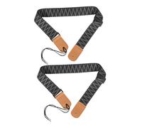 Tracolla per Ukulele Regolabile in Nylon Intrecciato Nera 2 Pezzi | Adulti e Ragazzo Ragazza, Uso Scolastico e Outdoor, Design Ergonomico, Cintura Decorativa