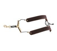Tracolla Portatile Pieghevole Per Sassofono Con Tracolla In Pelle. Tracolla Per Strumento Per Sassofono Sassofono Riparazione Parte (Color : Brown)