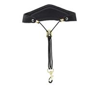 Tracolla Professionale Per Sassofono Imbottita Morbida Con Gancio Per Accessori Musicali Per Sax (Color : Bk)