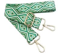 Tracolla Regolabile Colorata per Borse Donna Beige Verde, 80-130cm Cinghia della Borsa con Gold Moschettone, Durevole per Crossbody Borsa, Chitarra, Borse Moderne Accessori, 3.8cm, 1215