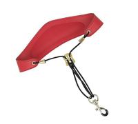 Tracolla Regolabile In Pelle Per Sassofono, Tracolla, Tracolla, Con Chiusura A Gancio, Parti Per Sassofono Sassofono Riparazione Parte (Color : Red)