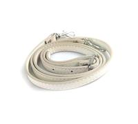 Tracolla regolabile in pelle PU da 120 cm per borsa, manico lungo di ricambio e cintura per progetto fai da te per borsa da donna,Beige,Argento - 120cm
