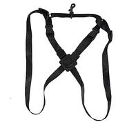 Tracolla Regolabile per Sassofono, Sax, Pettorale, Imbracatura, Accessorio per Strumenti Musicali, Collare in Nylon in Acciaio Inossidabile Nero per Musicista