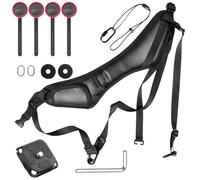 Tracolla sicura per fotocamera con fibbie e imbottitura e forte capacità di carico per un bloccaggio sicuro all'aperto