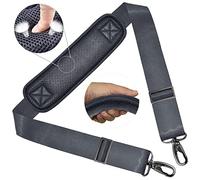 Tracolla Universale 58" Con Cuscino Fisso Ultra Spesso e Fibbie a Doppio Bilanciamento per Borse da Viaggio, Sportive, Laptop - Grigio Scuro
