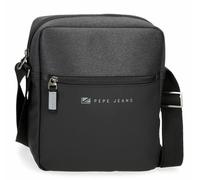Tracolla uomo borsello porta tablet Pepe Jeans tessuto nero impermeabile tasche
