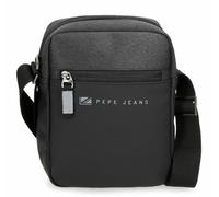 Tracolla uomo Pepe Jeans tessuto nero nylon robusto impermeabile cerniera tasche