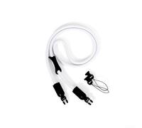 Tracolla versatile per fotocamera Instax Mini 13 e per fotocamere istantanee, tracolla rotonda in poliestere, lunghezza fissa 100 cm, accessorio da viaggio leggero (bianco)