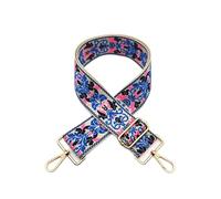 Tracolle di ricambio in tela, Cinghie for borse in tessuto Cinghie di ricambio for borse da donna Accessori con cinghie for cintura parzialmente regolabili(Blauw)