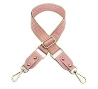 Tracolle di ricambio in tela, Tracolla regolabile for borse da donna, accessori di ricambio for cinture di borse(Roze)