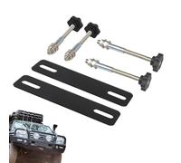 Traction Board Mount, Easy Install Bracket, Sturdy Anti-Theft Kit, Heavy Duty Design, Ideal for Beginners, Adult, Off Road Enthusiasts, Vehicle Recovery Use 46.10 Inch Black
