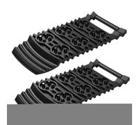 Traction Mat, Tire Grip Ladder Pads, Heavy-Duty 2 pezzi, 12,4 x 5,71 x 0,79 pollici Anti Slip for Vehicle Recovery, Off Road Rescue, Mud, Snow, Rocky Trails and Outdoor Expeditions