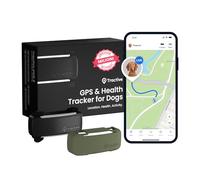 Tractive GPS Cani Intelligente - Bundle con Custodia Verde Oliva | 2025 Edizione | Localizzazione GPS in Tempo Reale | Notifiche Antifuga e Avvisi di Salute | Monitoraggio dei Parametri Vitali (Nero)