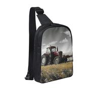 Tractor Agricoltura Tranquil Borsa a tracolla stampata per uomo donna zaino a tracolla impermeabile borsa da uomo per corridore allenamento escursionismo ciclismo viaggi