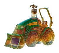Tractor Decanter, Wine Bottle, 3D Glass Ornament, Storage Vessel With Detailed Tractor Design, Bar Decoration For Men Women Family Cabinet Whiskey Lovers Kitchen Home Display