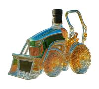 Tractor Decanter, Wine Bottle, 3D Glass Ornament, Storage Vessel With Detailed Tractor Design, Bar Decoration For Men Women Family Cabinet Whiskey Lovers Kitchen Home Display