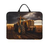 Tractor in the field - Custodia per computer portatile da 14", con manico, compatibile con computer e tablet da 14"