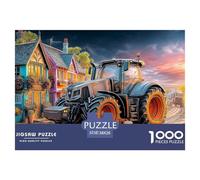 Tractor in Village Premium Material Design Modern Farm Vehicle Style Ideal Leisure Game, Great for Family Time And Indoor Relaxation Activities 38x26cm/1000pcs