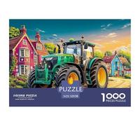 Tractor on Country Road High Grade Paper Material Rural Farm Scene Style Rewarding Challenging Game, Suitable for Home Leisure And Family Game Nights 52x38cm/1000pcs