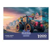 Tractor on Dirt Road Thick Sturdy Cardboard Rural Fantasy Style Excellent Brain Game, Suitable for Improving Mental Flexibility And Focus 70x50cm/1000pcs