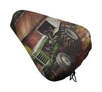 Tractor on the Farm, coprisedile per bicicletta da uomo, donna, comodo, impermeabile, con coulisse, per mountain bike