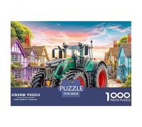 Tractor on Village Road Durable Paper Rural Farm Scene Art Fun Brain Challenge, Suitable for Adults Seeking Relaxing And Rewarding Hobbies 38x26cm/1000pcs