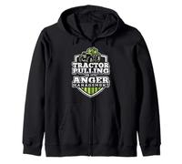 Tractor Pulling is My Anger Management - Maglietta Divertente con Trattore Felpa con Cappuccio
