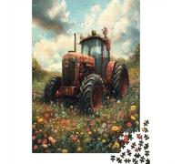 Tractor Puzzle 1000 Pezzi Premium, Mappa Concettuale Tattile, Esperienza Unificante, Regalo Iconico 1000pcs (75x50cm)