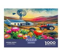 Tractor Puzzle Da 1000 Pezzi Per Famiglie Che Amano Il Divertimento: Risate E Impegno in Un Solo Prodotto!