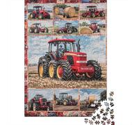 Tractor Quilt Pattern Puzzle Giochi 1000 Pezzi Regalo Per Amore E Amico Arte Interesting Puzzle Adulti Foto 70x50cm/1000pcs