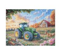 Tractor Spring Farm Field Puzzle 500 Pezzi Sfida Impossibile Esperti Rompicapo Estremamente Difficile Per Veri Appassionati Stimolo Intellettuale Regalo 500 PCS