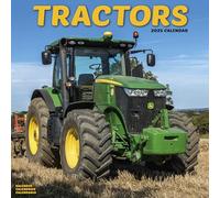 Tractors 2025 Square Wall Calendar | Farm, Transport Calendar ENGLISH EDITION