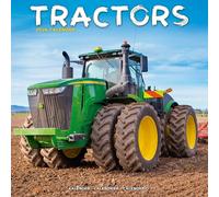 Tractors 2026 Calendar | Square Wall Calendar | Transport, Farm Gift | Plastic Free Packaging | by Avonside Publishing