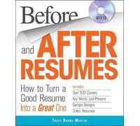 Tracy Burns-Martin Before and After Resumes with CD (Tascabile)