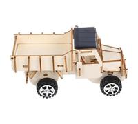 TRACYE Camion Solare Puzzle 3D in Legno,Fai da Te Giocattolo Scientifico,Strumento di Apprendimento Interattivo,Kit di Artigianato Educativo
