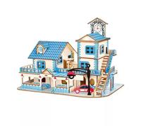 TRACYE Castello Puzzle 3D in Legno, Kit di Costruzione in Legno per Adulti da Costruire, Rompicapo Giochi Logica Potenziare creatività,Natale Ideale Regalo