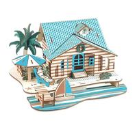 TRACYE Castello Puzzle 3D in Legno, Kit di Costruzione in Legno per Adulti da Costruire, Rompicapo Giochi Logica Potenziare creatività,Natale Ideale Regalo