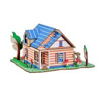 TRACYE Castello Puzzle 3D in Legno, Kit di Costruzione in Legno per Adulti da Costruire, Rompicapo Giochi Logica Potenziare creatività,Natale Ideale Regalo