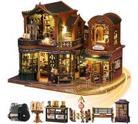 TRACYE Città del Libro del Crepuscolo Puzzle 3D in Legno, Kit di Costruzione in Legno per Adulti da Costruire, Rompicapo Giochi Logica Potenziare creatività,Natale Ideale Regalo