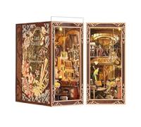 TRACYE Decorazione Dell'angolo del Libro Puzzle 3D in Legno, Kit di Costruzione in Legno per Adulti da Costruire,Potenziare creatività Giochi Logica,Natale Ideale Regalo