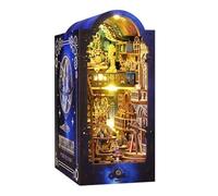 TRACYE Decorazione Dell'angolo del Libro Puzzle 3D in Legno, Kit di Costruzione in Legno per Adulti da Costruire,Potenziare creatività Giochi Logica,Natale Ideale Regalo