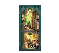 TRACYE Decorazione Dell'angolo del Libro Puzzle 3D in Legno, Kit di Costruzione in Legno per Adulti da Costruire,Potenziare creatività Giochi Logica,Natale Ideale Regalo