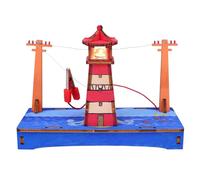 TRACYE Faro Puzzle 3D in Legno,Fai da Te Giocattolo Scientifico,Strumento di Apprendimento Interattivo,Kit di Artigianato Educativo