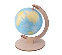 TRACYE Globo Puzzle 3D in Legno,Fai da Te Giocattolo Scientifico,Strumento di Apprendimento Interattivo,Kit di Artigianato Educativo