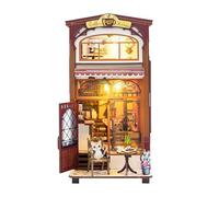 TRACYE Kit Angolo Libri Puzzle 3D in Legno, Costruzione in Legno per Adulti da Costruire,Potenziare creatività Giochi Logica,Natale Ideale Regalo