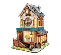 TRACYE Kit Angolo Libri Puzzle 3D in Legno, Costruzione in Legno per Adulti da Costruire,Potenziare creatività Giochi Logica,Natale Ideale Regalo