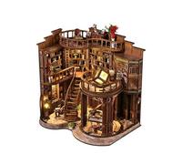 TRACYE Micro Cabin Puzzle 3D in Legno, Kit di Costruzione in Legno per Adulti da Costruire,Potenziare creatività Giochi Logica,Natale Ideale Regalo