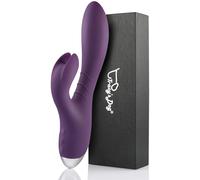 Coneglietto di Tracy - Vibratore Ricaricabile Impermeabile Stimolatore Clitorideo (Viola)
